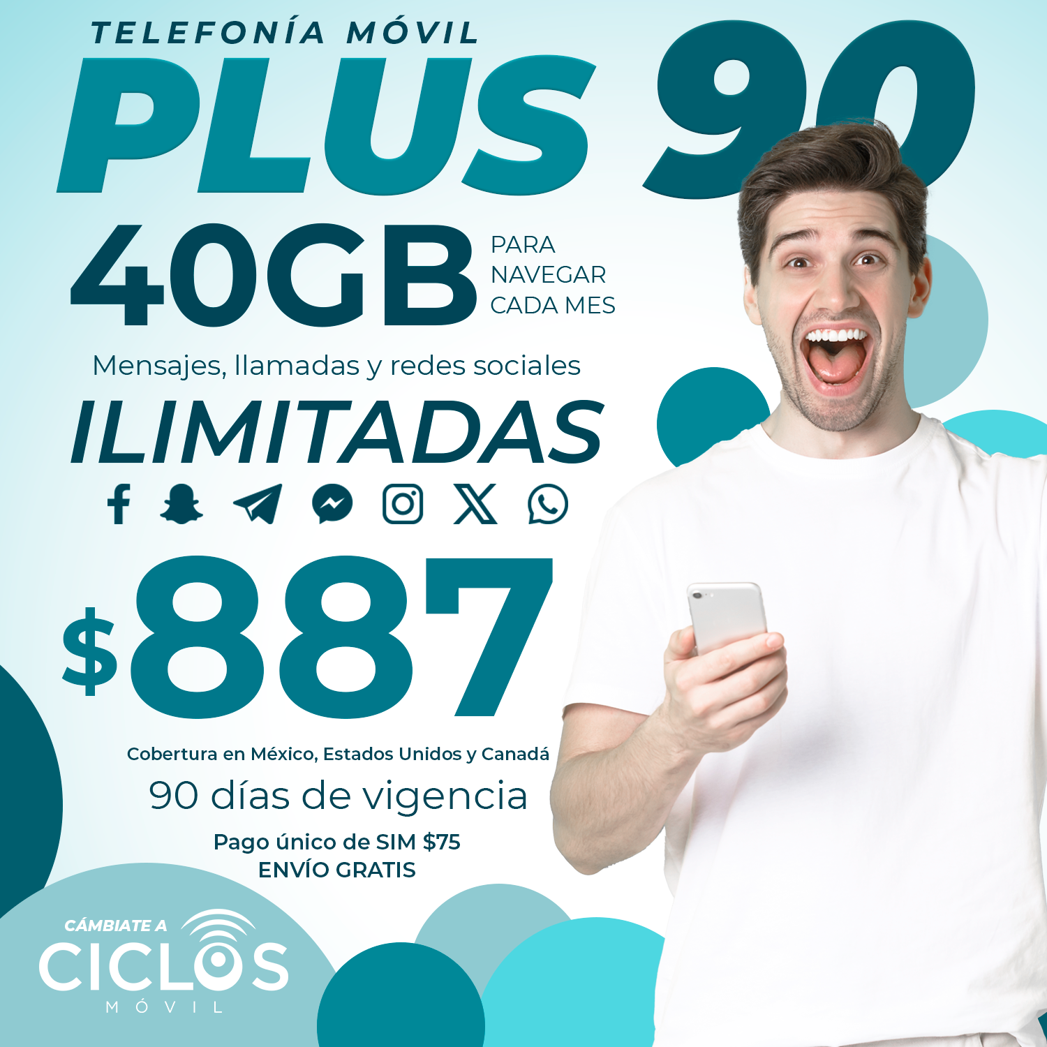 Plus 90